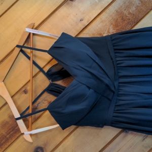 JJ's House dress navy blue full length formal gown 8